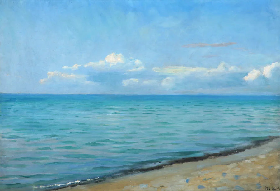 Vista a la playa, Skagen. -Michael Peter Ancher