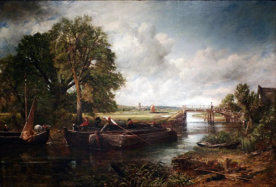 Vista del río Stour cerca de Dedham - John Constable