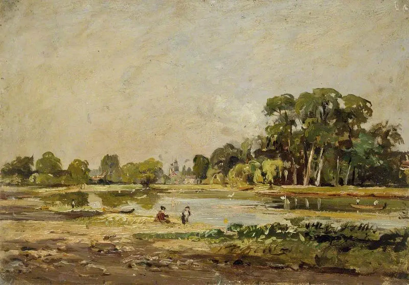 Vista del río Támesis en Twickenham - John Constable