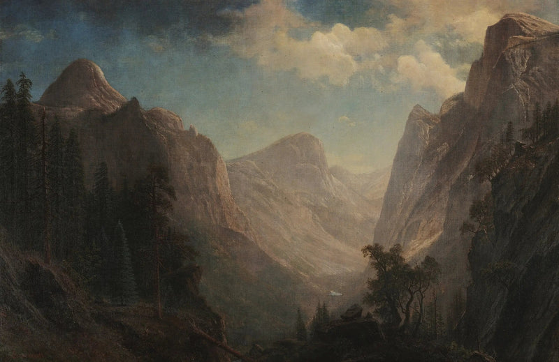Vista de la valle de Yosemite - Albert Bierstadt