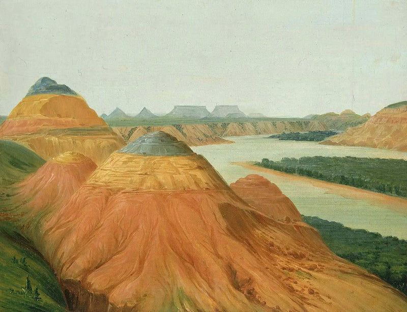 Vista del Gran Curvatura del Alto Misisipi - George Catlin