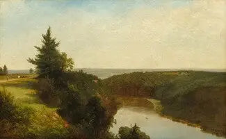 Vista del Genesee cerca del monte Morris - John Frederick Kensett