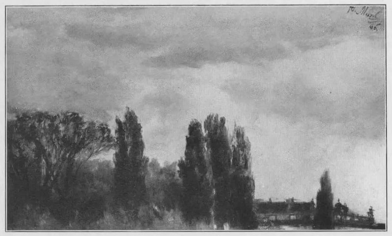 Vista del parque del príncipe Albrecht - Adolph von Menzel