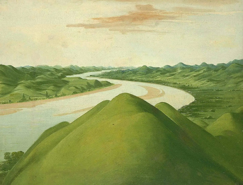 Vista de los « Cross Timbers », Texas - George Catlin