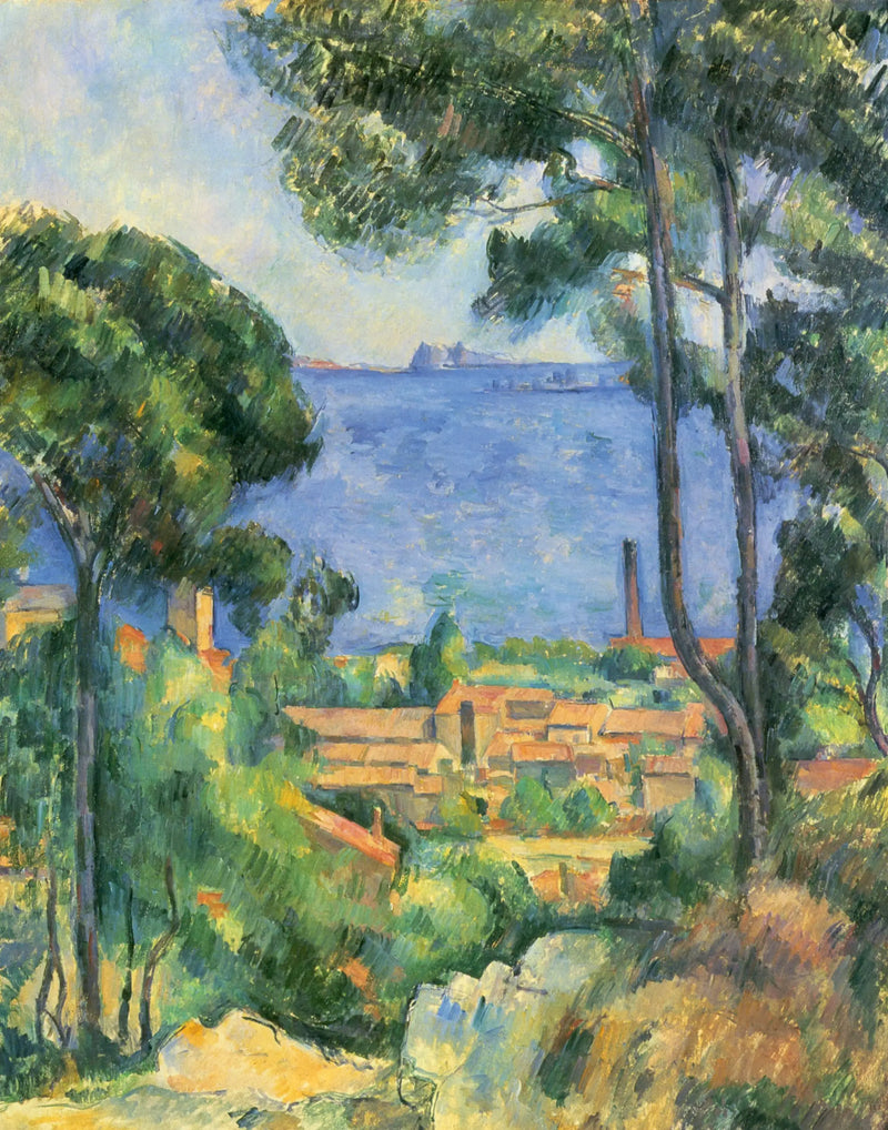 Vista de l'Estaque y el castillo de If - Paul Cézanne