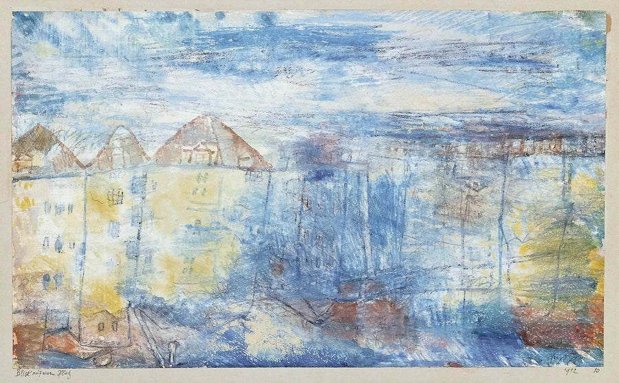 Vista de una plaza - Paul Klee