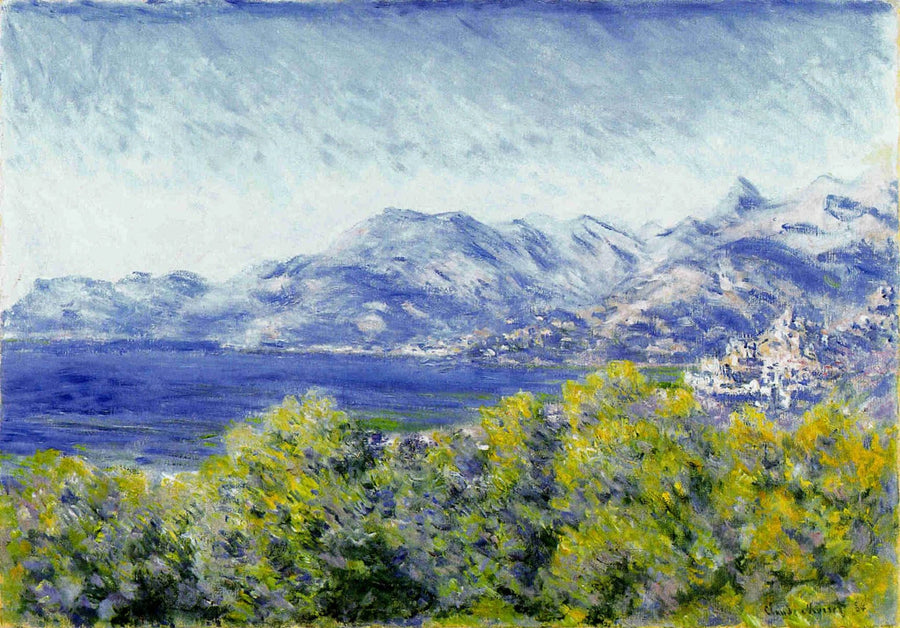 Vista de Ventimiglia - Claude Monet