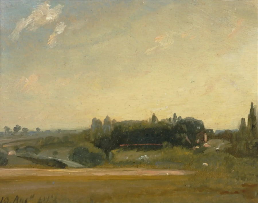 Vista hacia la sacristía, East Bergholt - John Constable