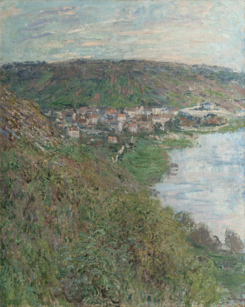 Vista de Vétheuil W603 - Claude Monet