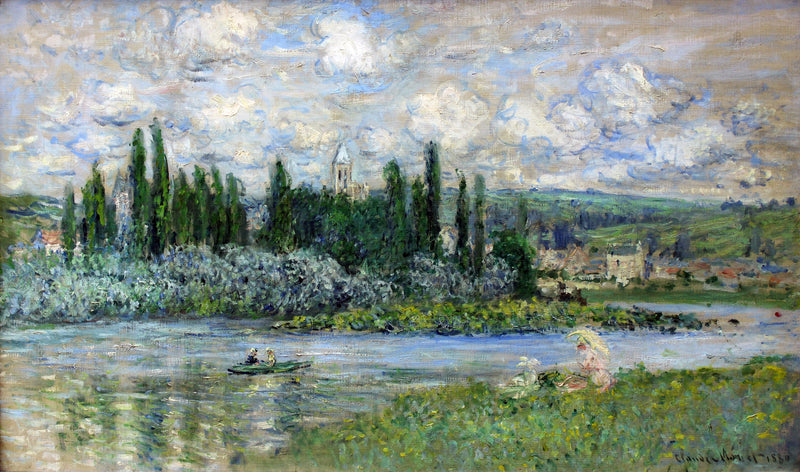 Vista de Vétheuil W609 - Claude Monet