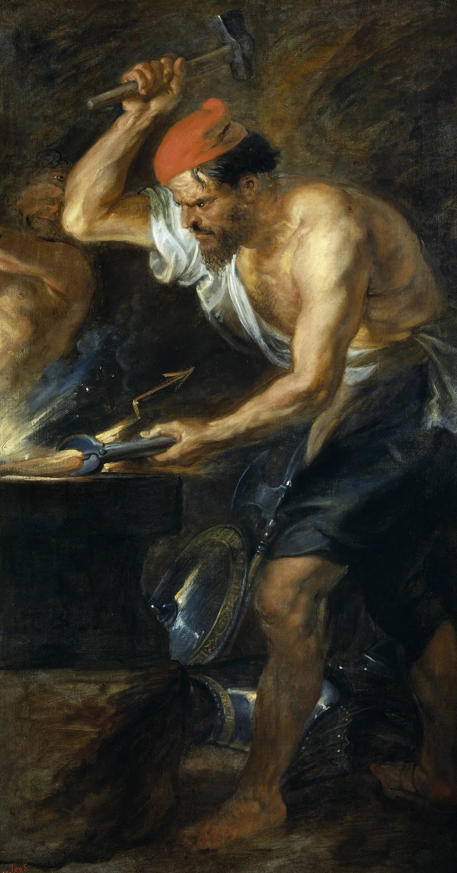 Vulcain forja los truenos de Júpiter - Peter Paul Rubens