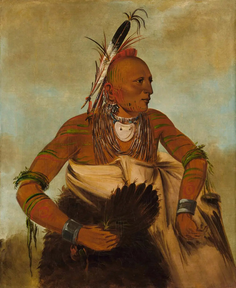 Wa-ho-béck-ee, un hermoso valiente - George Catlin