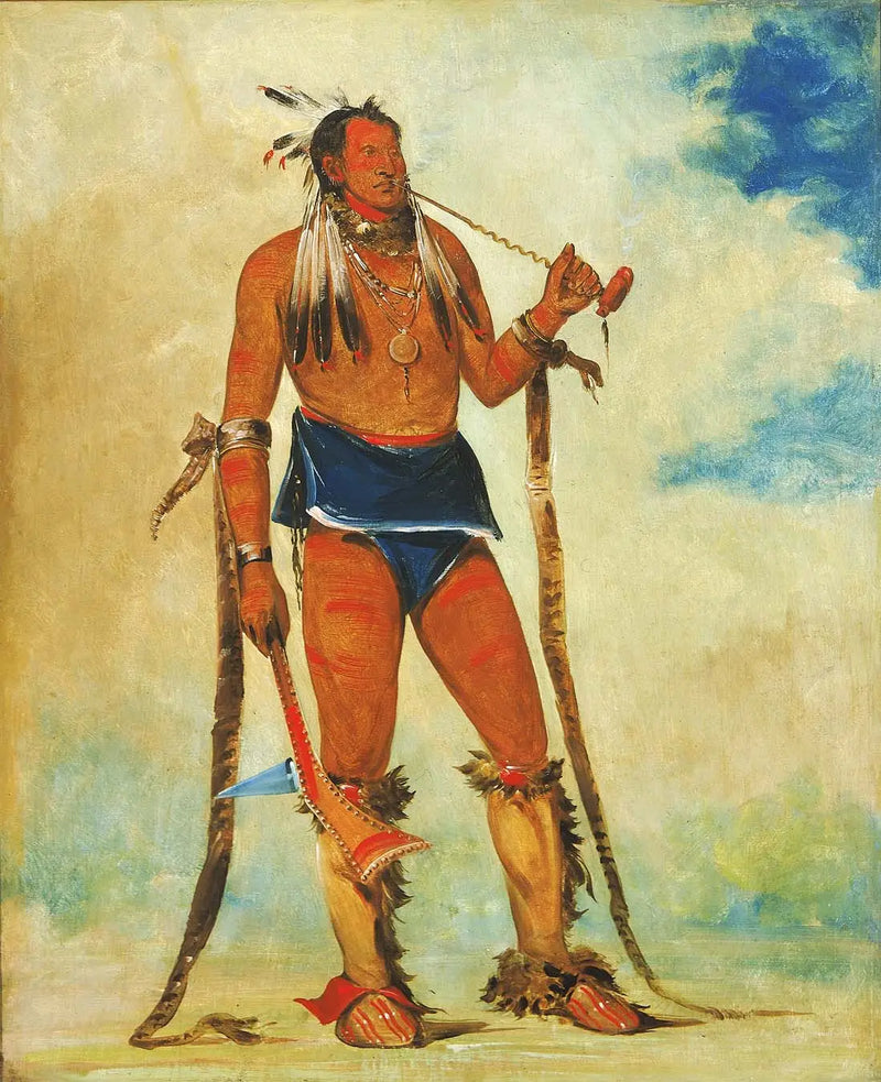 Wah-chee-háhs-ka, el hombre que lo muestra todo - George Catlin