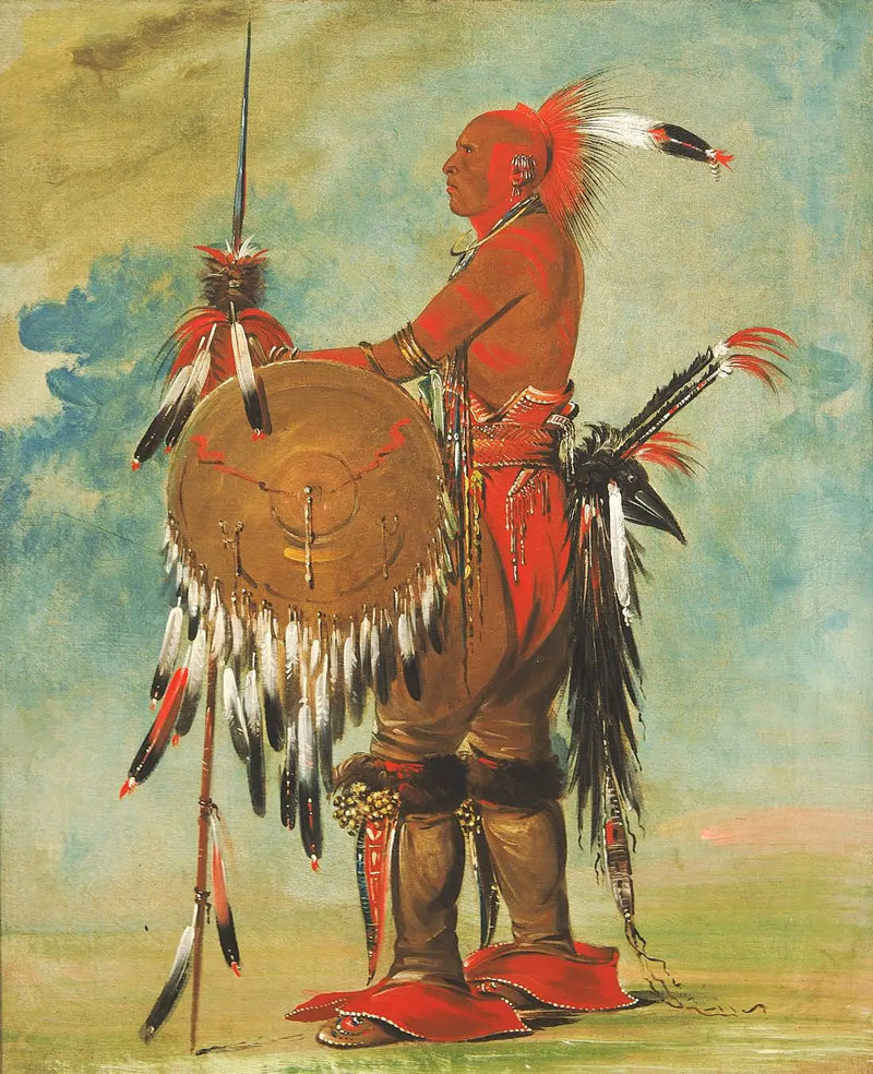 Wáh-pa-ko-lás-kuk, la pista del oso - George Catlin