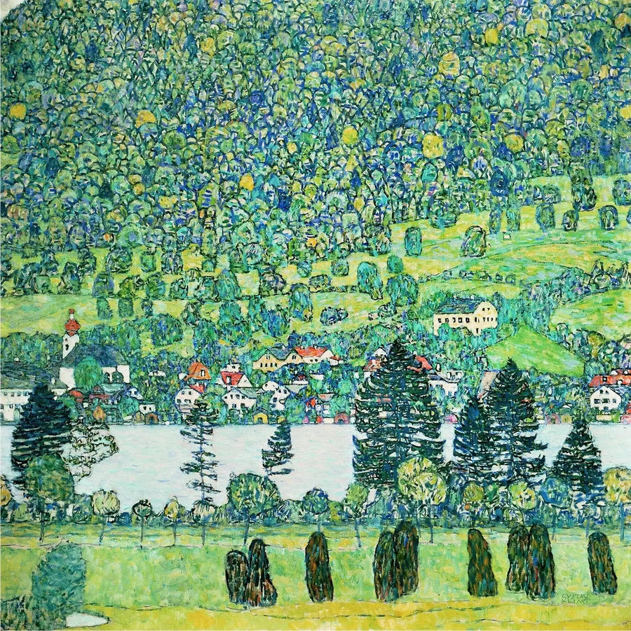 Waldabhang en Unterach am Attersee - Gustav Klimt