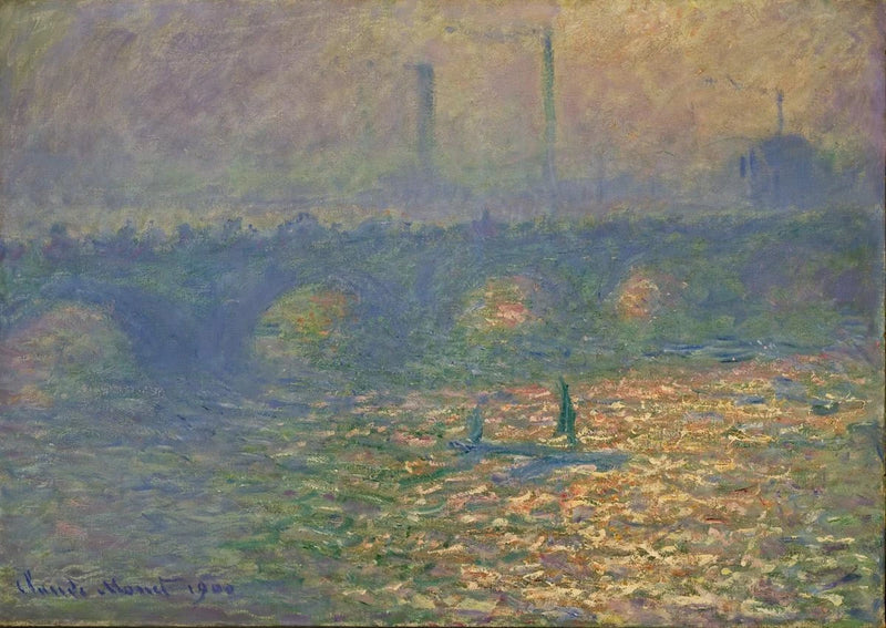 El puente de Waterloo - Claude Monet