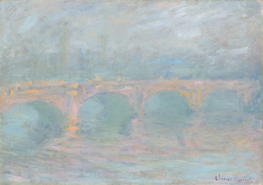 El puente de Waterloo - Claude Monet