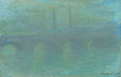 Puente de Waterloo, al anochecer - Claude Monet