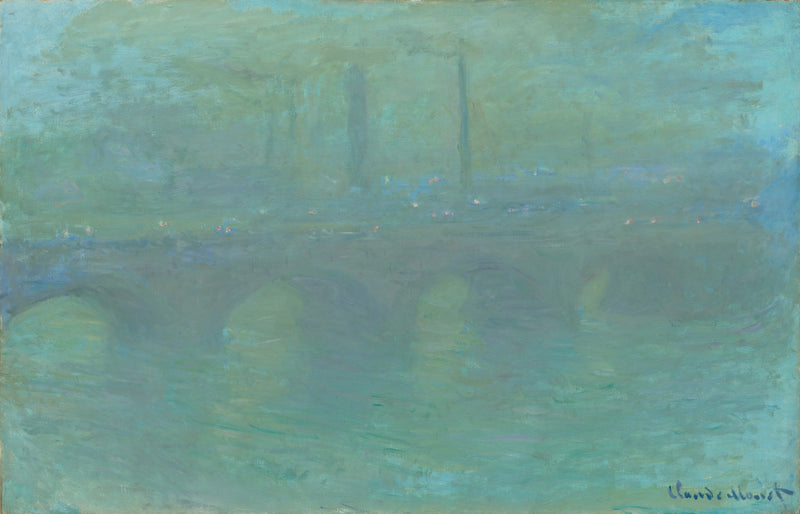 El Puente de Waterloo - Claude Monet