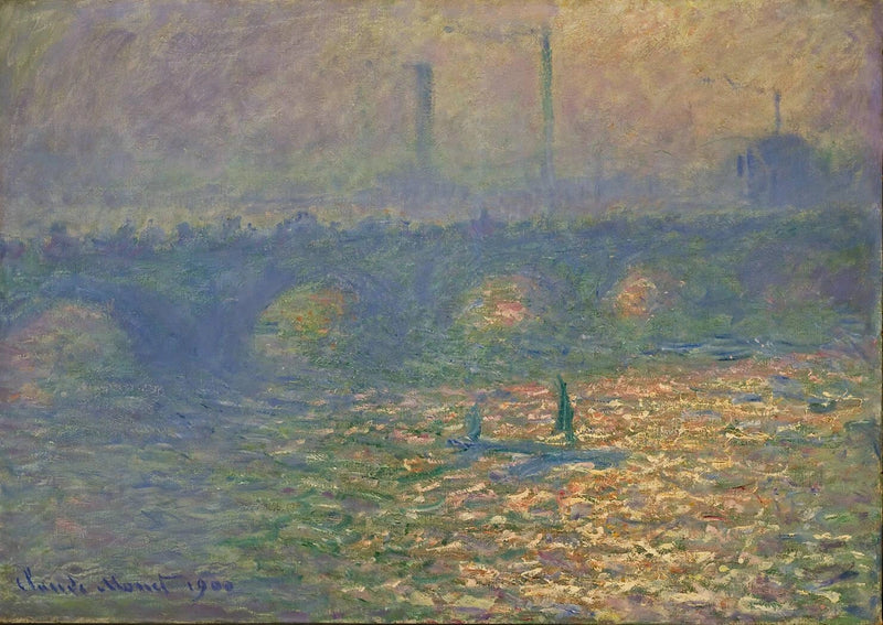 Puente de Waterloo W1555 - Claude Monet