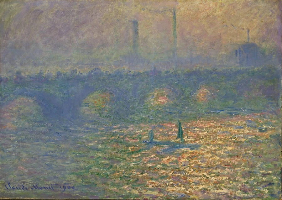 El puente de Waterloo - Claude Monet