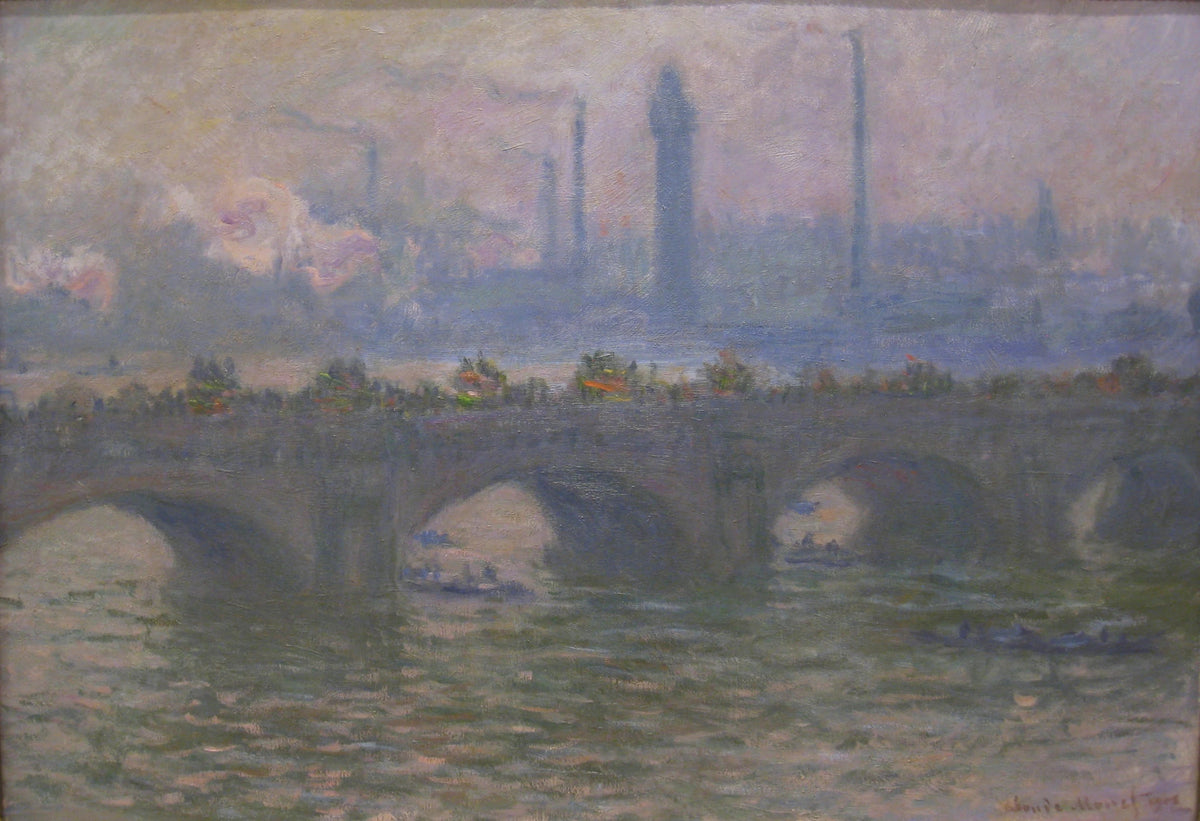 Puente de Waterloo, Worcester W1568 - Claude Monet
