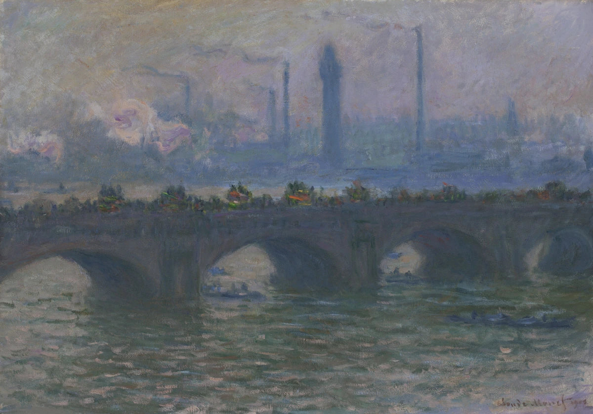 Puente de Waterloo, Worcester - Claude Monet