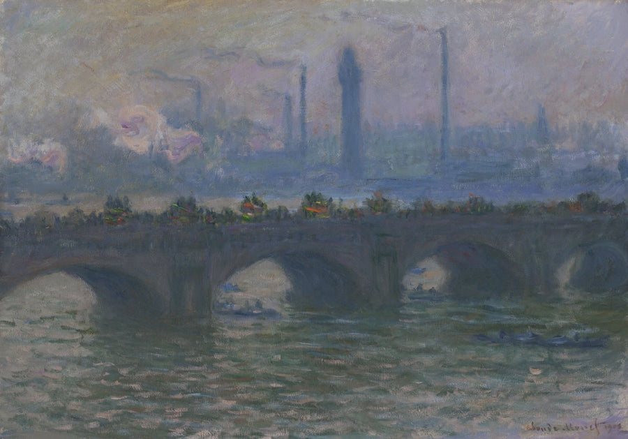 Puente de Waterloo, Worcester - Claude Monet