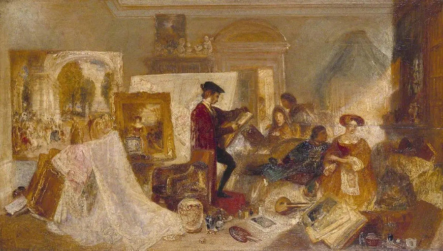 Estudio de Watteau según las reglas de Fresnoy - J. M. W. Turner
