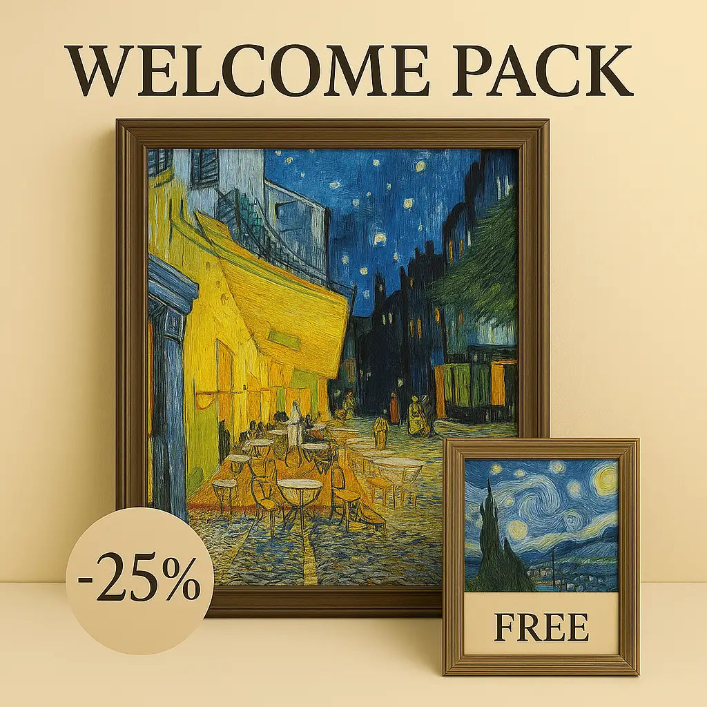 Welcome Pack Van Gogh image 2 copie de tableau peinte à la main