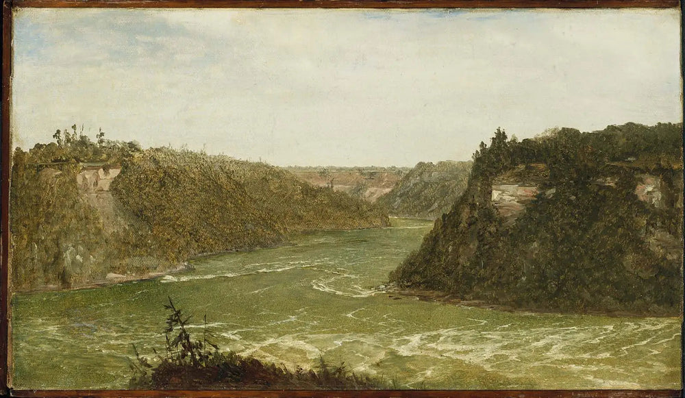 Whirlpool, Niagara - John Frederick Kensett image 1 reproduction artisanale de tableau