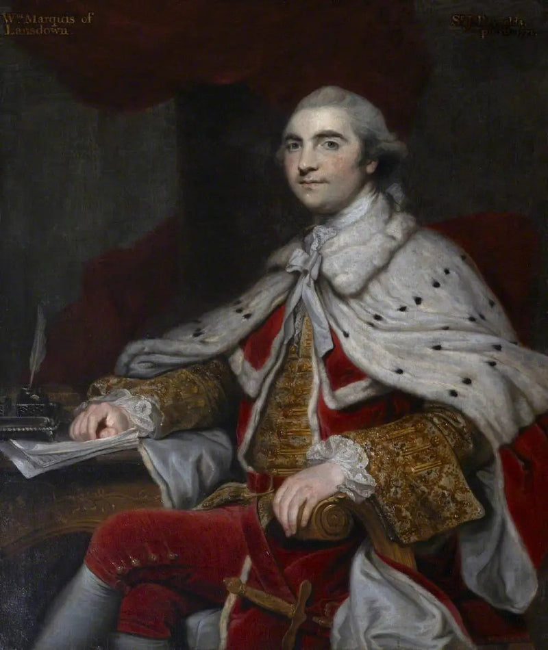 William Petty, 2º conde de Shelburne, más tarde 1er marqués de Lansdowne (1737-1805) - Joshua Reynolds