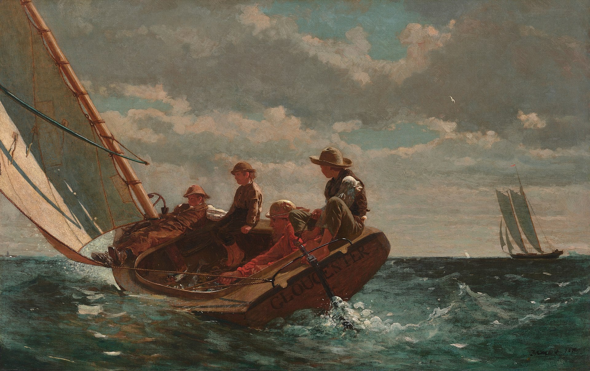 Breezing Up / A Fair Wind - Winslow Homer