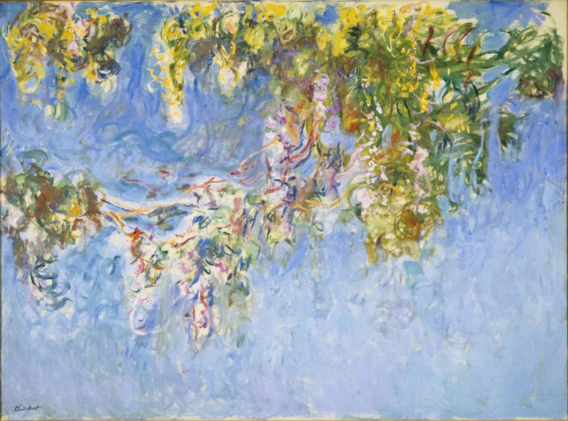 Las glicinas - Claude Monet