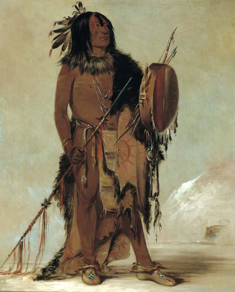 Wún-nes-tou, Búfalo blanco, un viejo sanador - George Catlin