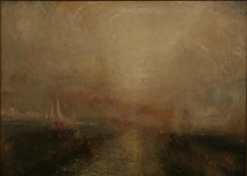 Yate acercándose a la costa - J. M. W. Turner