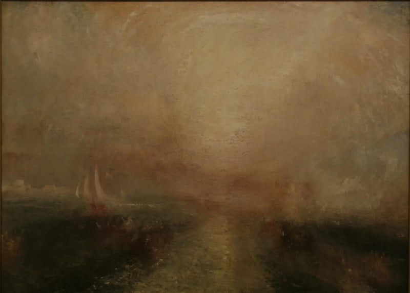 Yate acercándose a la costa - J. M. W. Turner