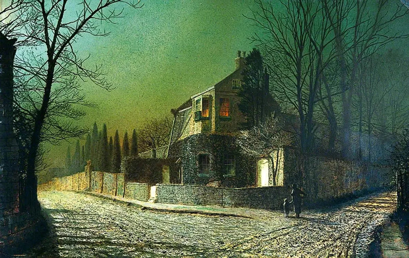 Yew Court, Scalby, cerca de Scarborough - John Atkinson Grimshaw