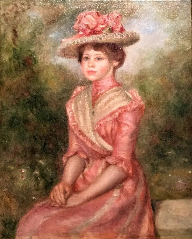 Yvonne en rosa - Pierre-Auguste Renoir
