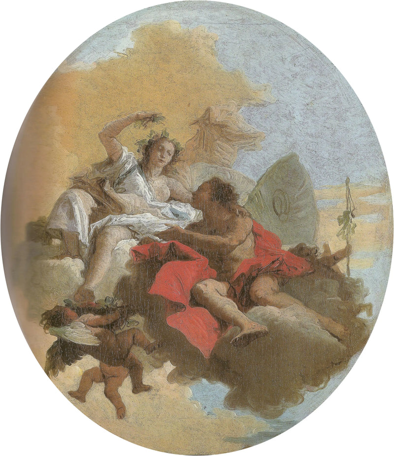 Zéphyr y Flore - Giovanni Battista Tiepolo