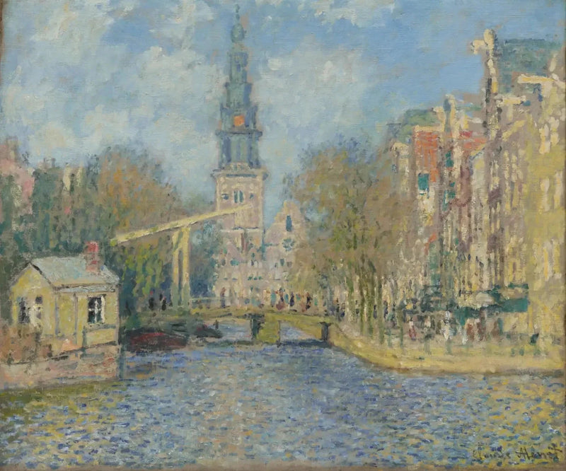 La Zuiderkerk de Ámsterdam W309 - Claude Monet